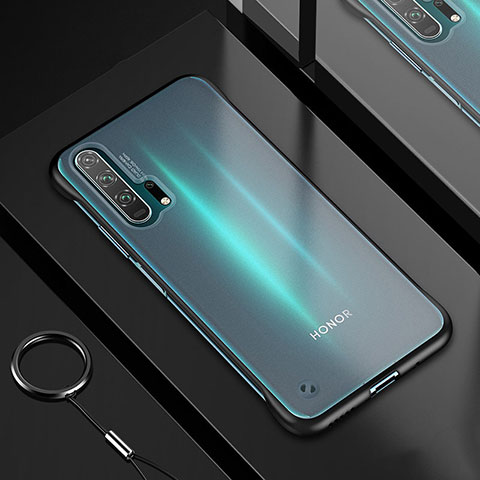 Funda Silicona Ultrafina Carcasa Transparente H01 para Huawei Honor 20 Pro Negro