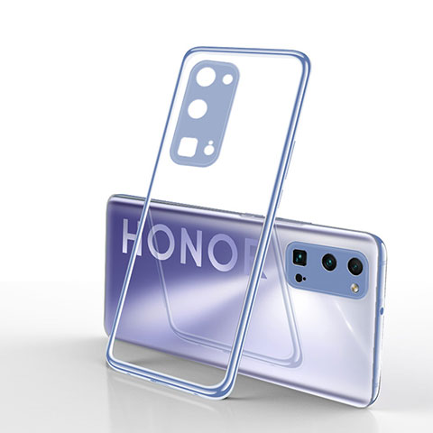 Funda Silicona Ultrafina Carcasa Transparente H01 para Huawei Honor 30 Pro Plata