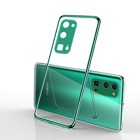 Funda Silicona Ultrafina Carcasa Transparente H01 para Huawei Honor 30 Pro Verde