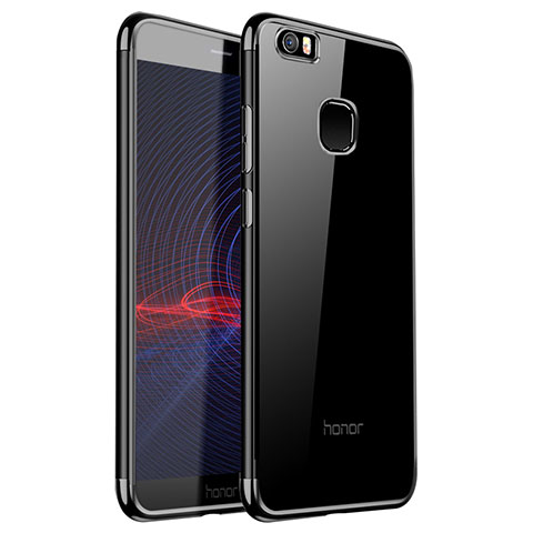 Funda Silicona Ultrafina Carcasa Transparente H01 para Huawei Honor V8 Max Negro