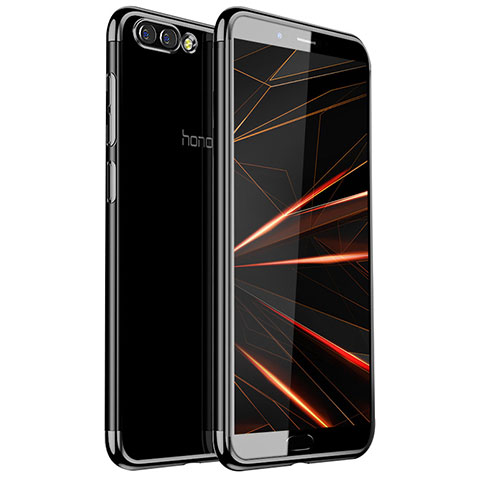 Funda Silicona Ultrafina Carcasa Transparente H01 para Huawei Honor View 10 Negro