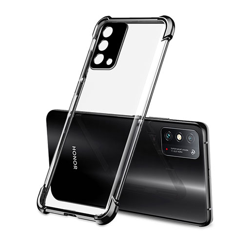 Funda Silicona Ultrafina Carcasa Transparente H01 para Huawei Honor X10 Max 5G Negro