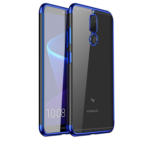 Funda Silicona Ultrafina Carcasa Transparente H01 para Huawei Mate 10 Lite Azul