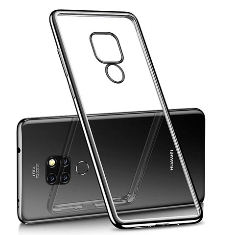 Funda Silicona Ultrafina Carcasa Transparente H01 para Huawei Mate 20 Negro