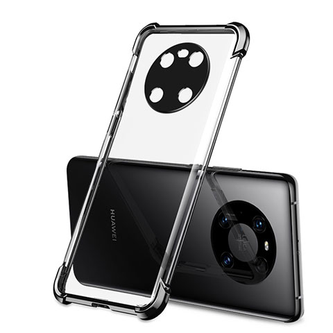 Funda Silicona Ultrafina Carcasa Transparente H01 para Huawei Mate 40 Negro