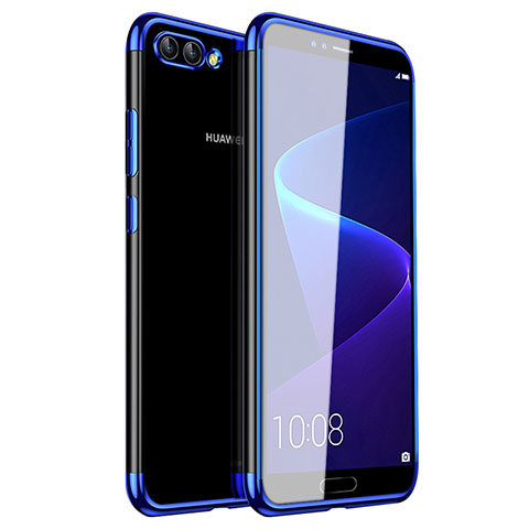 Funda Silicona Ultrafina Carcasa Transparente H01 para Huawei Nova 2S Azul