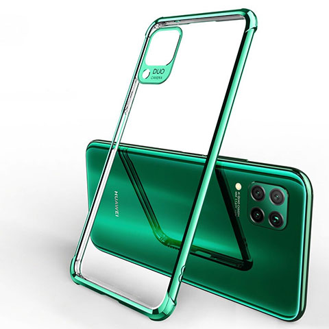 Funda Silicona Ultrafina Carcasa Transparente H01 para Huawei Nova 6 SE Verde