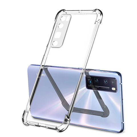 Funda Silicona Ultrafina Carcasa Transparente H01 para Huawei Nova 7 Pro 5G Claro