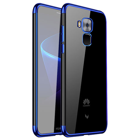 Funda Silicona Ultrafina Carcasa Transparente H01 para Huawei Nova Plus Azul