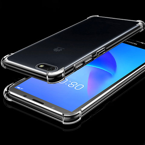Funda Silicona Ultrafina Carcasa Transparente H01 para Huawei Y5 (2018) Claro