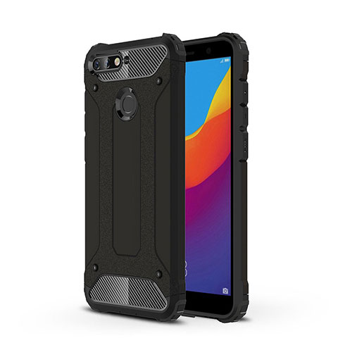 Funda Silicona Ultrafina Carcasa Transparente H01 para Huawei Y6 (2018) Negro