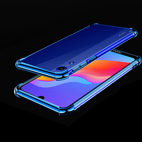 Funda Silicona Ultrafina Carcasa Transparente H01 para Huawei Y6 (2019) Azul