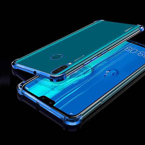 Funda Silicona Ultrafina Carcasa Transparente H01 para Huawei Y9 (2019) Azul
