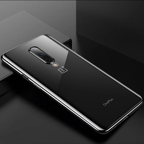 Funda Silicona Ultrafina Carcasa Transparente H01 para OnePlus 8 Negro