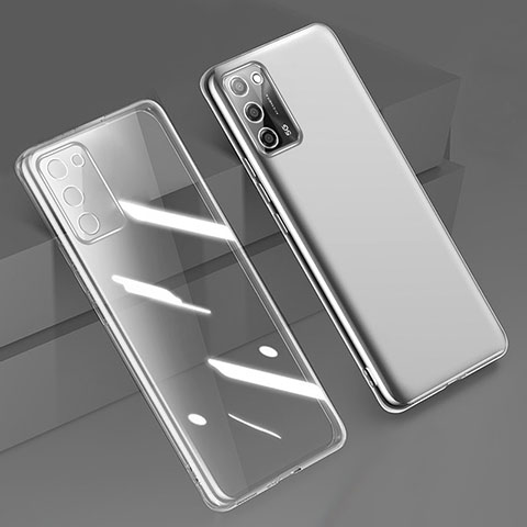 Funda Silicona Ultrafina Carcasa Transparente H01 para Oppo A55 5G Claro