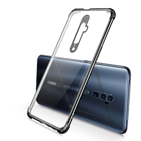 Funda Silicona Ultrafina Carcasa Transparente H01 para Oppo Reno 10X Zoom Negro