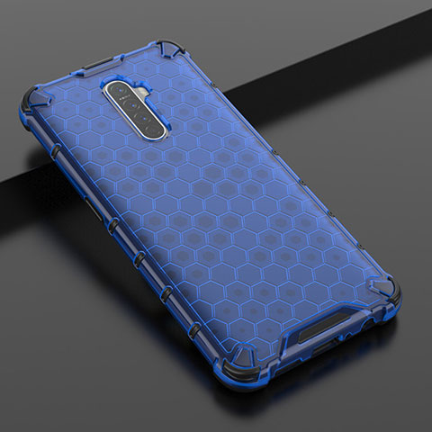 Funda Silicona Ultrafina Carcasa Transparente H01 para Oppo Reno Ace Azul