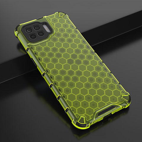 Funda Silicona Ultrafina Carcasa Transparente H01 para Oppo Reno4 Lite Verde