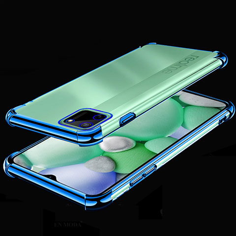Funda Silicona Ultrafina Carcasa Transparente H01 para Realme C11 Azul