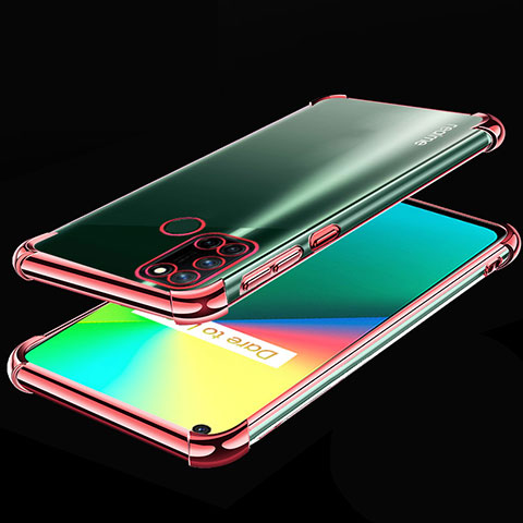 Funda Silicona Ultrafina Carcasa Transparente H01 para Realme C17 Oro Rosa