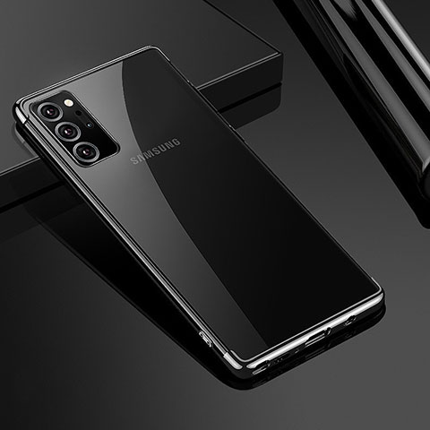 Funda Silicona Ultrafina Carcasa Transparente H01 para Samsung Galaxy Note 20 Ultra 5G Negro