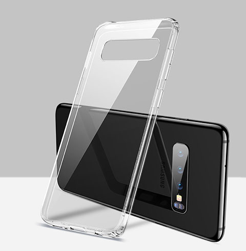 Funda Silicona Ultrafina Carcasa Transparente H01 para Samsung Galaxy S10 Claro