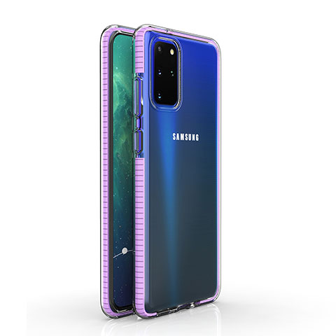 Funda Silicona Ultrafina Carcasa Transparente H01 para Samsung Galaxy S20 Plus 5G Multicolor