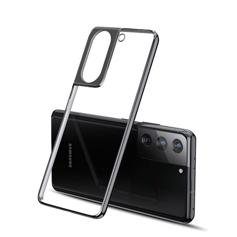 Funda Silicona Ultrafina Carcasa Transparente H01 para Samsung Galaxy S21 Plus 5G Negro