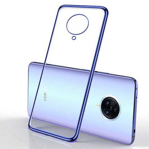 Funda Silicona Ultrafina Carcasa Transparente H01 para Vivo Nex 3 5G Azul