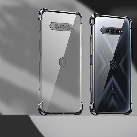 Funda Silicona Ultrafina Carcasa Transparente H01 para Xiaomi Black Shark 4 5G Negro