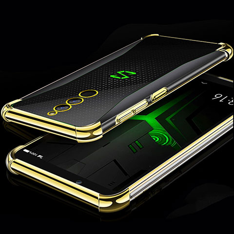 Funda Silicona Ultrafina Carcasa Transparente H01 para Xiaomi Black Shark Helo Oro