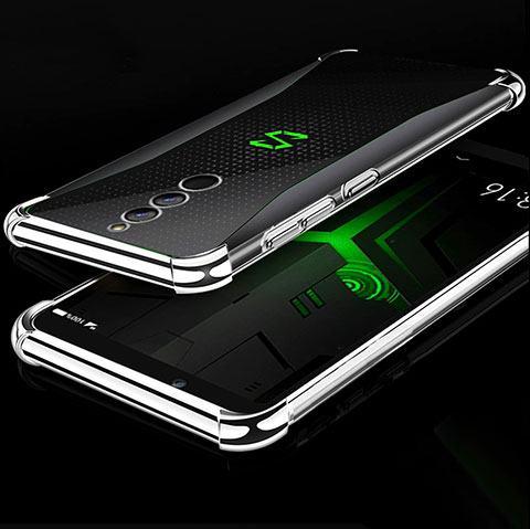 Funda Silicona Ultrafina Carcasa Transparente H01 para Xiaomi Black Shark Helo Plata