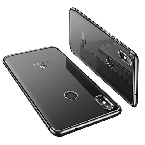 Funda Silicona Ultrafina Carcasa Transparente H01 para Xiaomi Mi 8 Negro