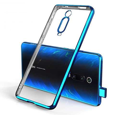 Funda Silicona Ultrafina Carcasa Transparente H01 para Xiaomi Mi 9T Azul