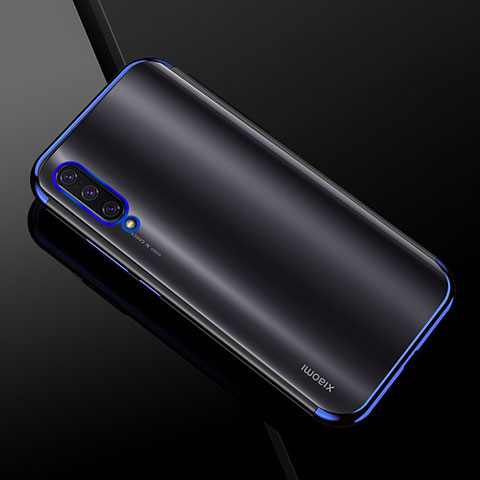 Funda Silicona Ultrafina Carcasa Transparente H01 para Xiaomi Mi A3 Azul