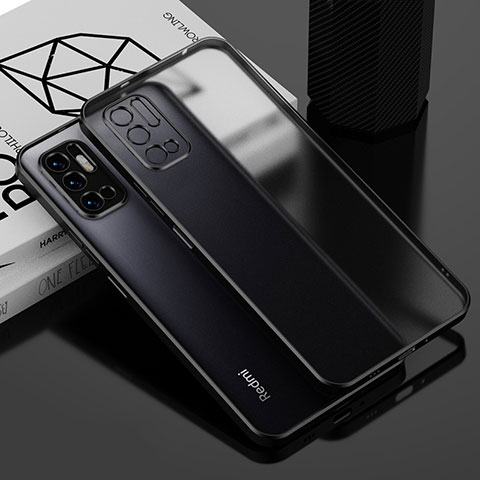 Funda Silicona Ultrafina Carcasa Transparente H01 para Xiaomi POCO M3 Pro 5G Negro
