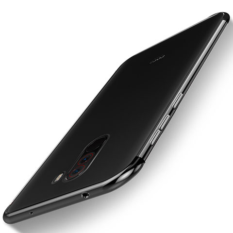Funda Silicona Ultrafina Carcasa Transparente H01 para Xiaomi Pocophone F1 Negro