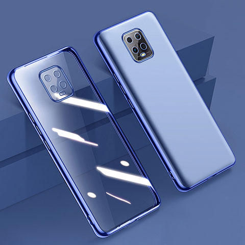 Funda Silicona Ultrafina Carcasa Transparente H01 para Xiaomi Redmi 10X 5G Azul