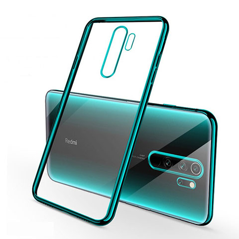 Funda Silicona Ultrafina Carcasa Transparente H01 para Xiaomi Redmi Note 8 Pro Verde