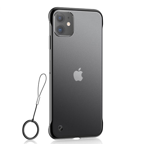 Funda Silicona Ultrafina Carcasa Transparente H02 para Apple iPhone 11 Negro