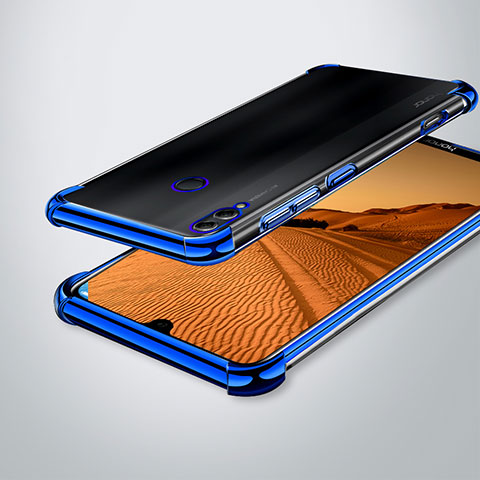 Funda Silicona Ultrafina Carcasa Transparente H02 para Huawei Enjoy Max Azul