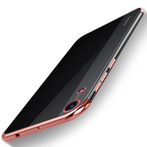 Funda Silicona Ultrafina Carcasa Transparente H02 para Huawei Honor 8A Oro Rosa