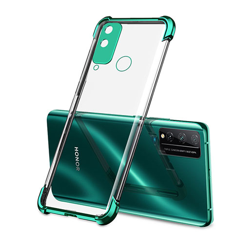 Funda Silicona Ultrafina Carcasa Transparente H02 para Huawei Honor Play4T Verde