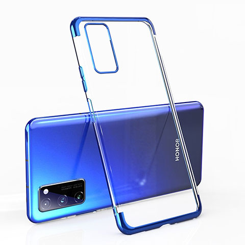 Funda Silicona Ultrafina Carcasa Transparente H02 para Huawei Honor View 30 5G Azul