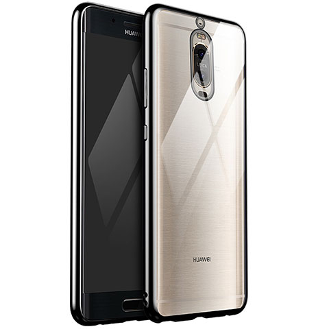 Funda Silicona Ultrafina Carcasa Transparente H02 para Huawei Mate 9 Pro Negro