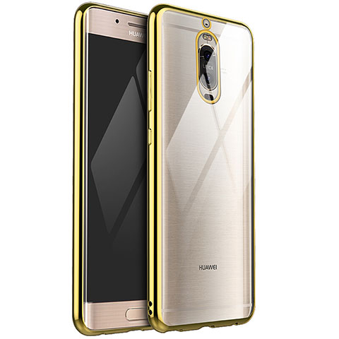 Funda Silicona Ultrafina Carcasa Transparente H02 para Huawei Mate 9 Pro Oro