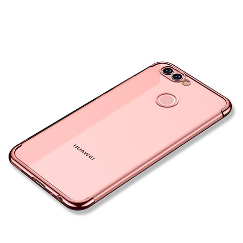 Funda Silicona Ultrafina Carcasa Transparente H02 para Huawei Nova 2 Plus Oro Rosa
