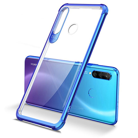 Funda Silicona Ultrafina Carcasa Transparente H02 para Huawei Nova 4e Azul