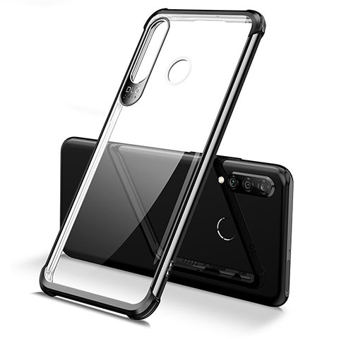 Funda Silicona Ultrafina Carcasa Transparente H02 para Huawei P30 Lite Negro