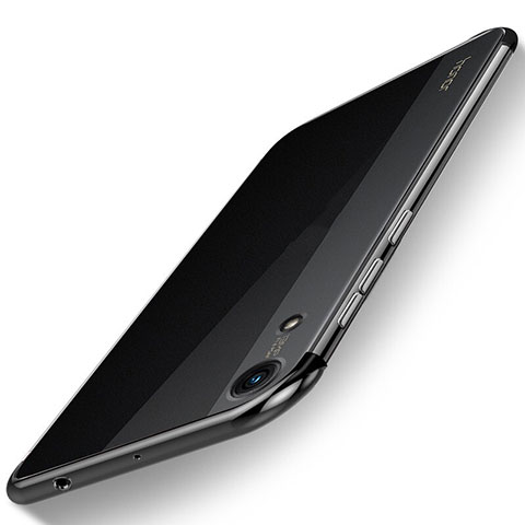 Funda Silicona Ultrafina Carcasa Transparente H02 para Huawei Y6 (2019) Negro